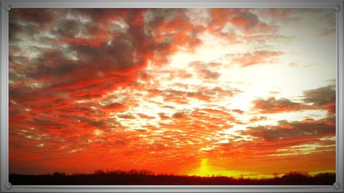 Scenic view of sky at sunset