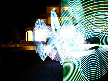 Illuminated at night