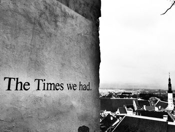 View of built structure in city