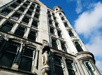 Low angle view of building against sky