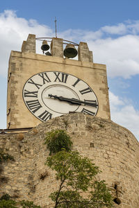 Beautiful clock tower in modica