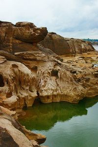 View of rock formations