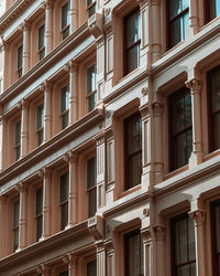 Low angle view of apartment building