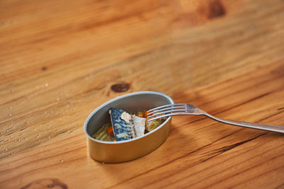 High angle view of sunglasses on table