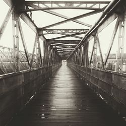 Footbridge over river