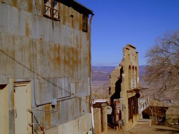 Built structure against blue sky