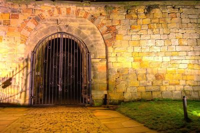 Entrance of old building