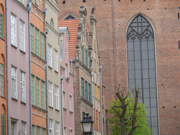 Low angle view of residential building