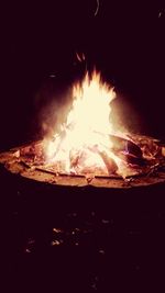 Bonfire at night