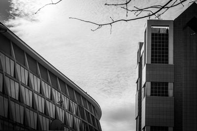 Low angle view of building against sky