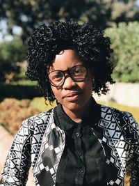 Portrait of beautiful young woman