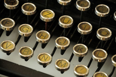 Close-up typewriter
