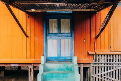 Entrance of old building