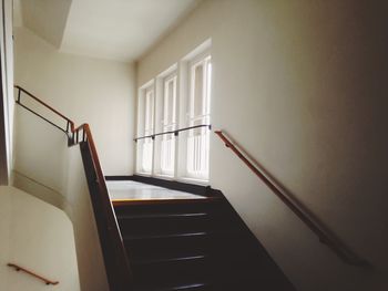 Low angle view of staircase