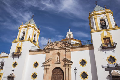 Low angle view of church