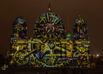 Light painting at night