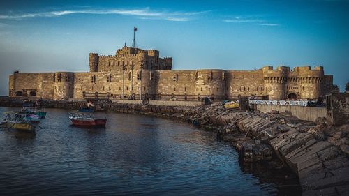 View of historic building against sky