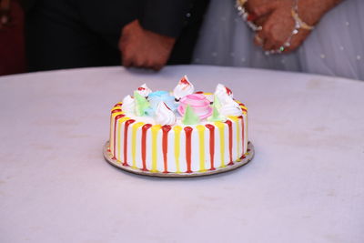 Close-up of  cake