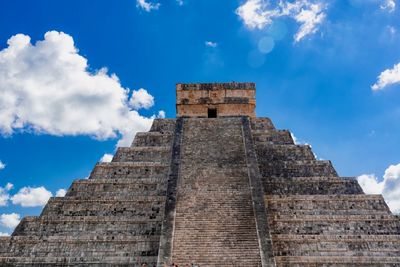 Low angle view of a temple