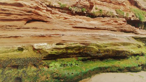 View of rock formations