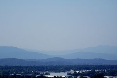 Scenic view of mountains