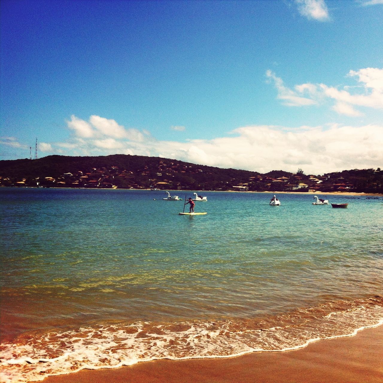 water, sea, beach, sky, leisure activity, blue, sand, lifestyles, nautical vessel, vacations, shore, scenics, tranquil scene, tranquility, beauty in nature, nature, transportation, men