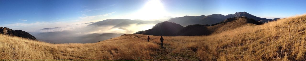 Scenic view of mountains