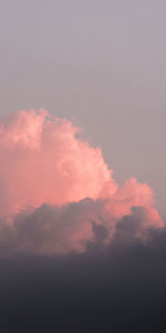Low angle view of dramatic sky during sunset