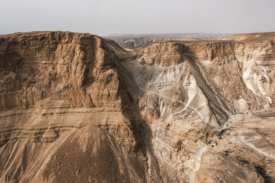 Rock formations against sky