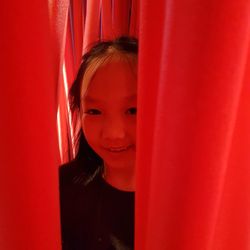 Portrait of beautiful young woman