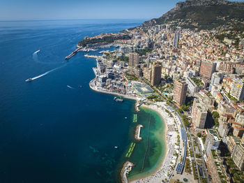 Monaco skyscraper at the sea