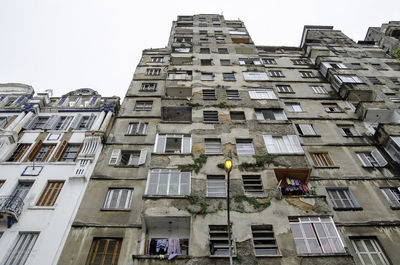 Low angle view of buildings against sky