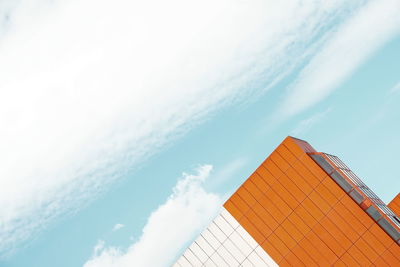 Low angle view of building against sky