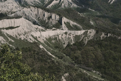 High angle view of a valley