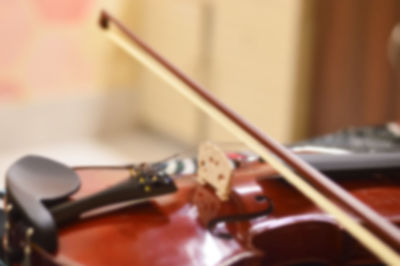 Close-up of playing piano