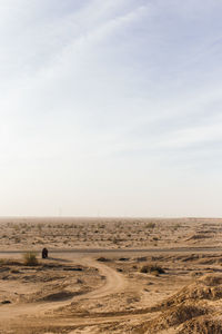 Scenic view of desert