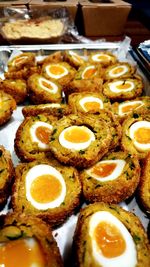 Close-up of served food