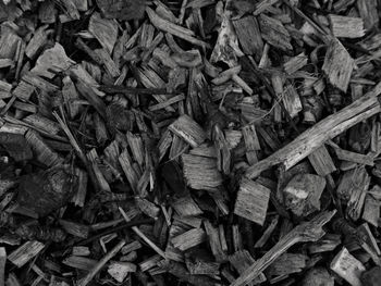 Full frame shot of dry leaves