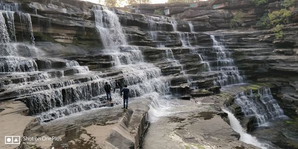 View of waterfall