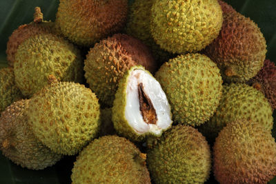 Full frame shot of fruits in market