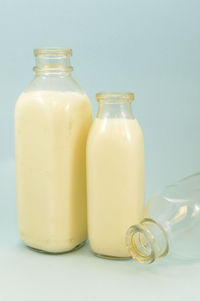 Close-up of drink in glass on table