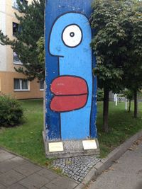 View of built structure with trees in background