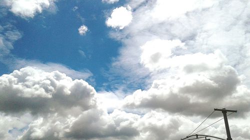 Low angle view of sky