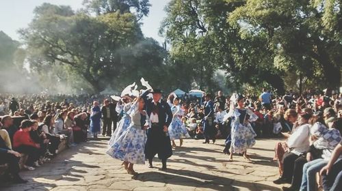 People in stadium