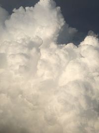 Low angle view of clouds in sky