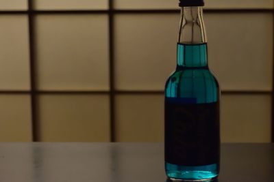 Close-up of drink on table