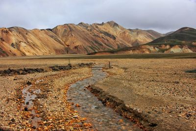 View of a desert