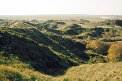 High angle view of landscape