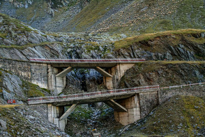 View of bridge against mountain