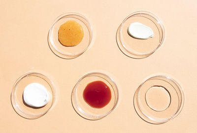 Directly above shot of food on table